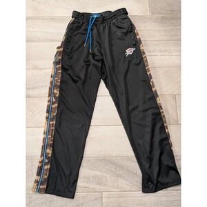 Oklahoma‎ City Thunder NBA Zipway Pants Mens XL Black Camo Warm Up Full Leg Zip
